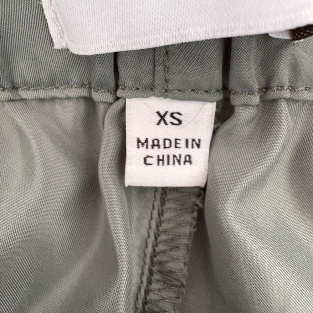 Pistola NWT Jade Lightweight Cargo Trousers XS Bluff Green Drawstring High Waist - Picture 11 of 11